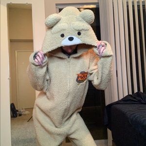 TED Thunder Buddy fleece adult onesie!
